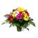bouquet of gerberas and chrysanthemums. Russia