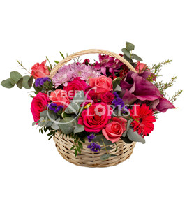 calla lilies and roses bouquet