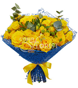 yellow roses bouquet