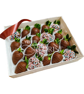 chocolate covered strawberries valentines day bouquet