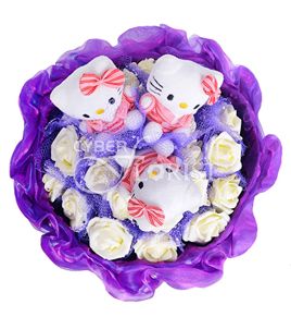 Bouquet of plush toys 'My little kitten' - delivery from $105.00 US |  Cyber-Florist.com