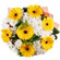bouquet of chrysanthemums with gerberas. Serbia