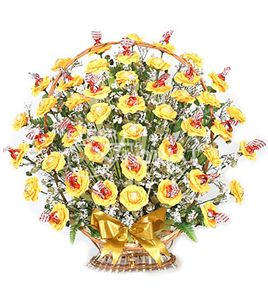bouquet of ferrero and rafaello candies. Nizhny Novgorod